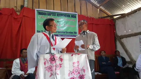 Pastor Louthang Oath Taking